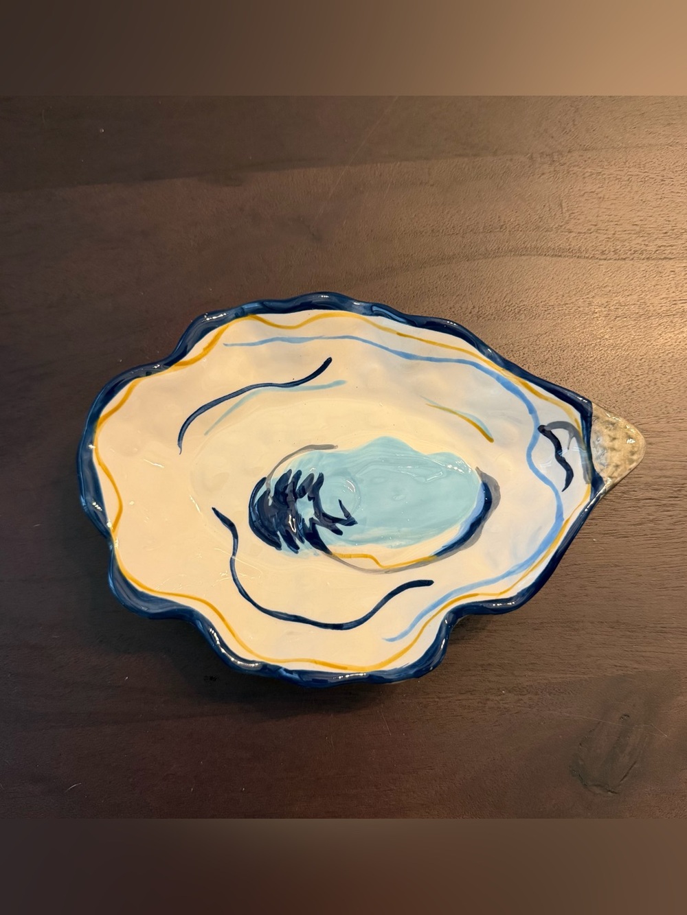 Happy Everything by Coton Colors 3D Oyster Large Attachment Big Nautical